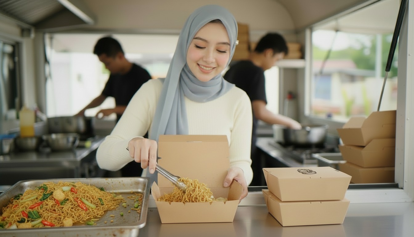 Food Truck Pack Laju: Layout Tray 950cc Yang Efisien