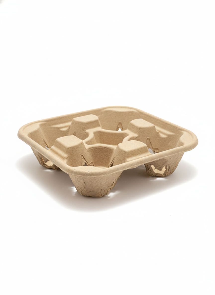 Molded Tray - 4 Cups
